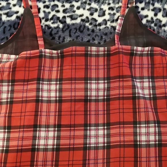 ABS plaid top sz M - Picture 4 of 9